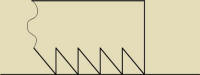 Profile of a sharp file